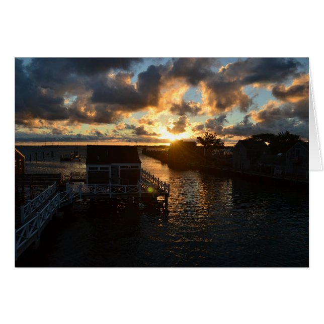 Carte portuaire Nantucket (Devant horizontal)