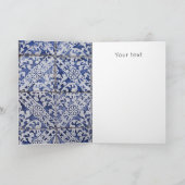 Carte Portugais - Azulejo Fête des Mères (Intérieur)