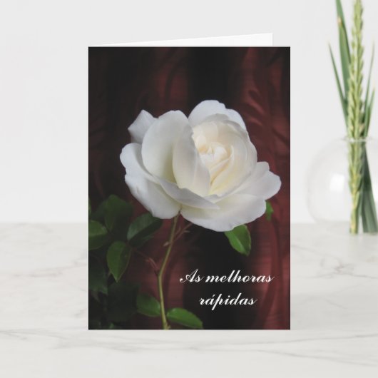 Carte Portugais : Comme les melhoras/obtiennent bien (Devant)