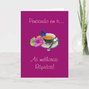 Cartes Portugais De Bon Retablissement Zazzle Be