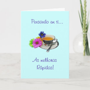 Cartes Portugais De Bon Retablissement Zazzle Be