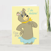Carte Pose Joueuse de Cindy Bear (Devant)