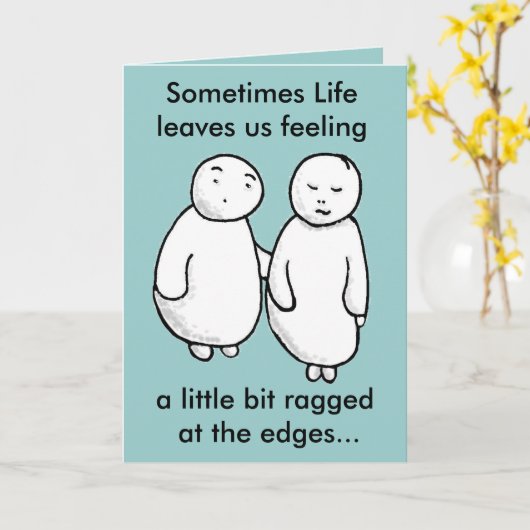 Carte Pose-toi sur moi - quand tu te sens (Fleur jaune)