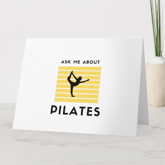 Carte Posez-moi des questions sur le Pilates (Devant)
