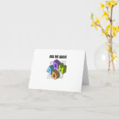 Carte Posez-moi des questions sur le TDAH (Fleur jaune)