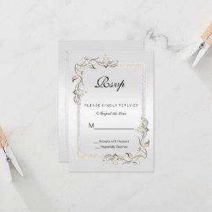 Carte Posh 70e Platine Anniversaire RSVP