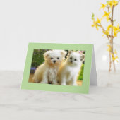 CARTE POSING JUSTE* POUR VOTRE ANNIVERSAIRE (Fleur jaune)