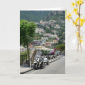 Carte Positano, Italie (Fleur jaune)