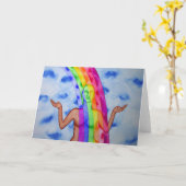 Carte Position dans la lumière curative de Dieu (Fleur jaune)