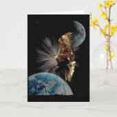 Carte "POSSIBILITÉS" Cadeaux Motivationnels d'aigle à tê (Fleur jaune)