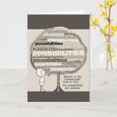 Carte Possibilités illimitées (Fleur jaune)