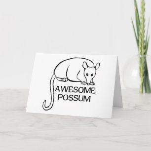 Carte Possum génial