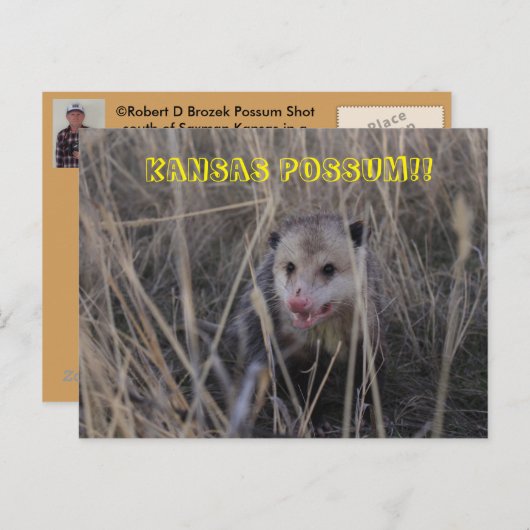 Carte Possum Kansas. (Devant / Derrière)