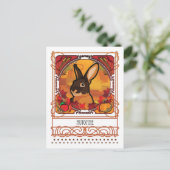 CARTE POST AUTOMNE (Debout devant)