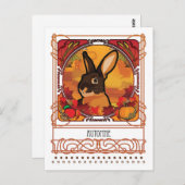 CARTE POST AUTOMNE (Devant / Derrière)