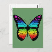 CARTE POST BUTTERFLY (Devant / Derrière)