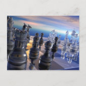 CARTE POST-CARTE DU JEU D'ÉCHECS (Devant)