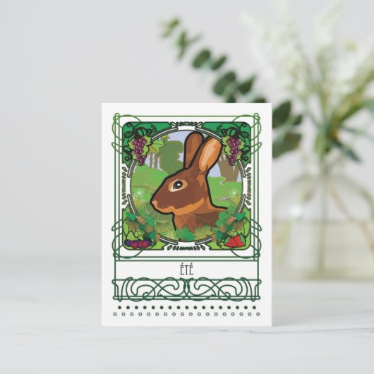 CARTE POST ÉTÉ (Debout devant)