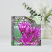 CARTE POST FLOWER POUR LA JOURNÉE DE LA FILLE (Debout devant)