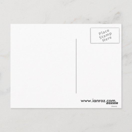 CARTE POST HARE (Dos)