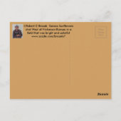 CARTE POST Kansas Sunflowers (Dos)