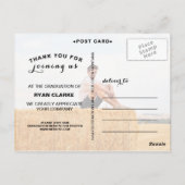 CARTE POST MODERNE MERCI GRADUD (Dos)