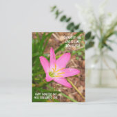 CARTE POST POUR LA JOURNÉE DES FILLES (Debout devant)