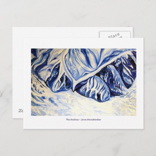 CARTE POST Rockies (Devant / Derrière)