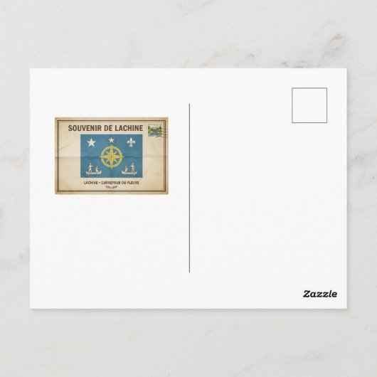 carte postal de  Lachine (Dos)