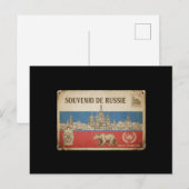 carte postal Russie  Feestdagenkaart (Voorkant / Achterkant)
