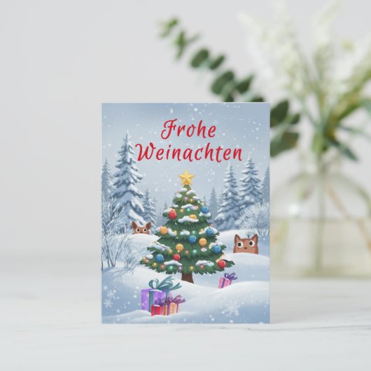 Carte postale (Debout devant)