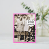 CARTE POSTALE (Debout devant)