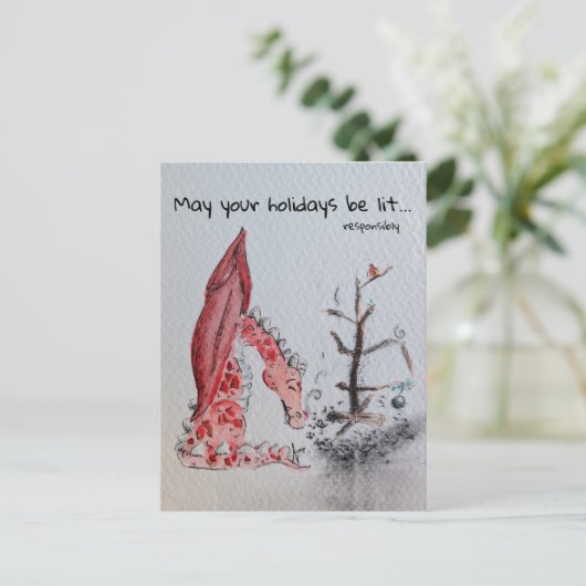 Carte postale (Debout devant)