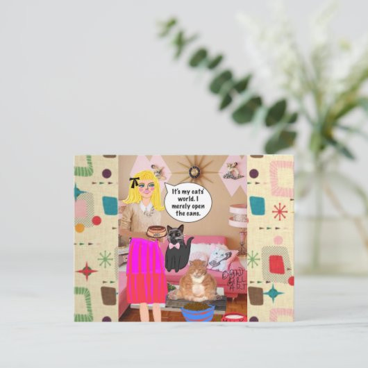 Carte postale (Debout devant)