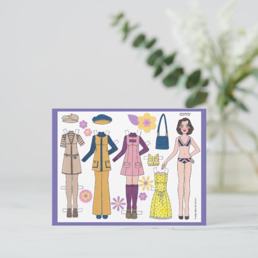 Carte postale (Debout devant)