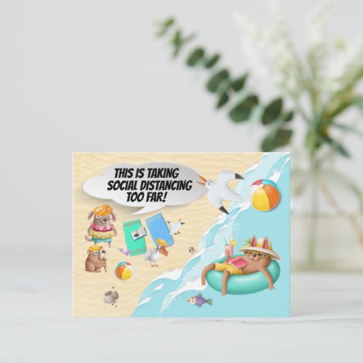 Carte postale (Debout devant)