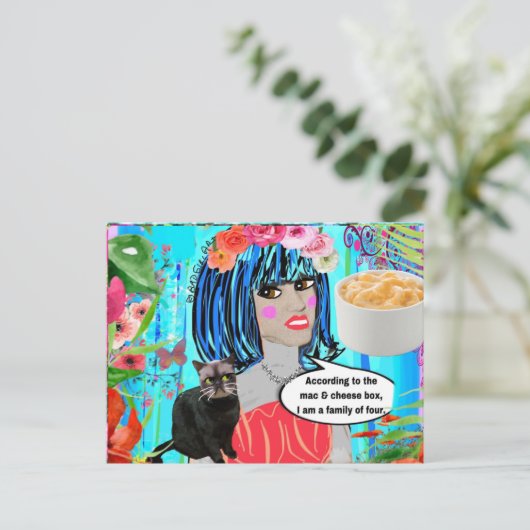 Carte postale (Debout devant)