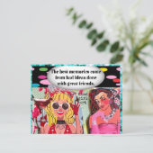 Carte postale (Debout devant)