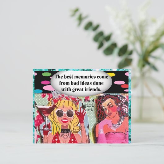 Carte postale (Debout devant)