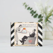 Carte postale (Debout devant)