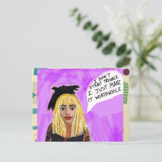 Carte postale (Debout devant)