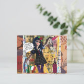 Carte postale (Debout devant)