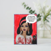 CARTE POSTALE (Debout devant)