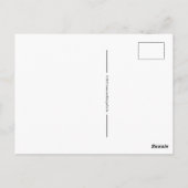 Carte postale (Dos)