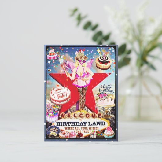 CARTE POSTALE (Debout devant)