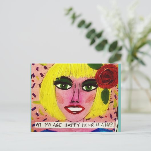 Carte postale (Debout devant)