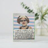 Carte postale (Debout devant)