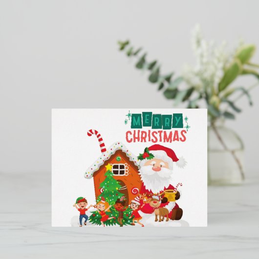 Carte postale  (Debout devant)