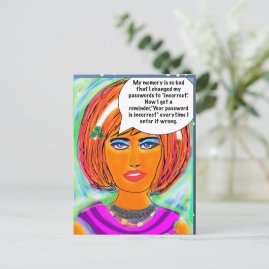 CARTE POSTALE (Debout devant)