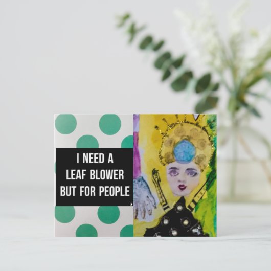 Carte postale (Debout devant)